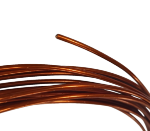 China Manufacturer Polyimide Tape Wrapped Round Copper Wire Kapton Insulated Enameled Wire.