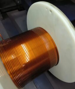 220℃ flat enameled copper wire with super thin customiized size by zhengzhou tasuu windingwire industry co.,ltd
