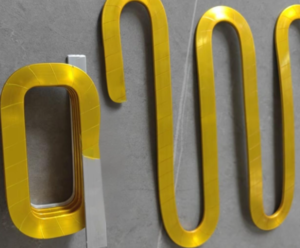 Polyimide/Kapton Film Covered/Insulated/Wrapped Aluminium Wire Strip by zhengzhou tasuu windingwire industry co.,ltd
