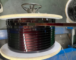 Processing line of flat winding wire at zhengzhou tasuu winding wire industry co.,ltd