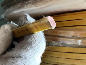 Glass-fiber rectangular winding wire Glass-fiber rectangular winding wire