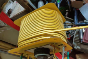 application of fiberglass covered magnet aluminium winding wires