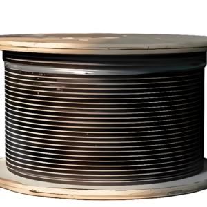 Copper wire (round or rectangular) with insulation made of glass filaments with adhesive and impregnation using silicone varnish