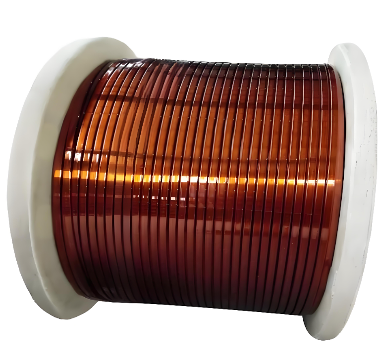 China Flat ecca wire(40%copper) for producing transformers China Flat ecca wire(40%copper) for producing transformers